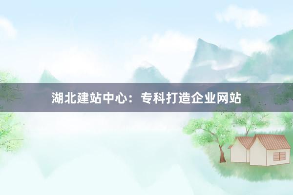 湖北建站中心：专科打造企业网站