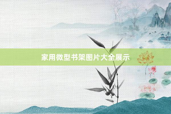 家用微型书架图片大全展示